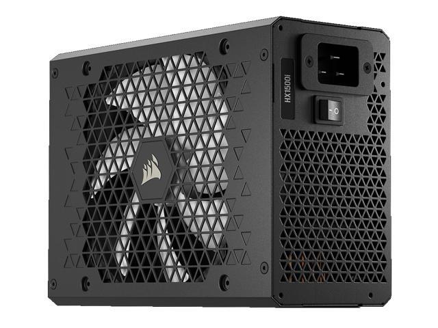CORSAIR - HXi Series HX1500i 80 PLUS Platinum Fully Modular Ultra Low-Noise ATX 3.1 and PCIE 5.1 Power Supply - Black - image 4