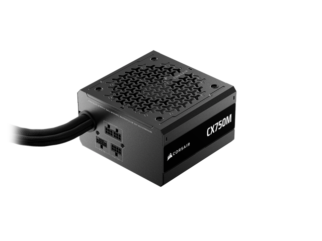 CORSAIR - CX-M Series CX750M Semi-Modular Low-Noise ATX 3.1 Power Supply - Black - image 4
