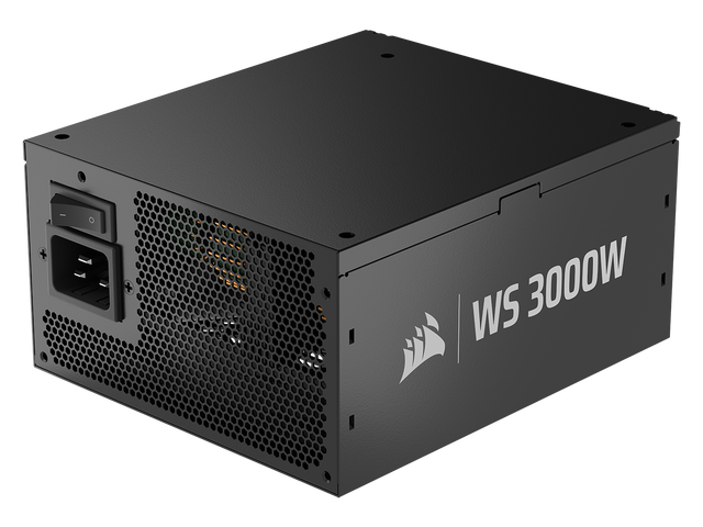CORSAIR WS3000 ATX 3.1 Fully Modular Workstation Power Supply - 3000W of Total Power - Four 12V-2x6 Connectors for Next-Gen GPUs - 80 Plus...