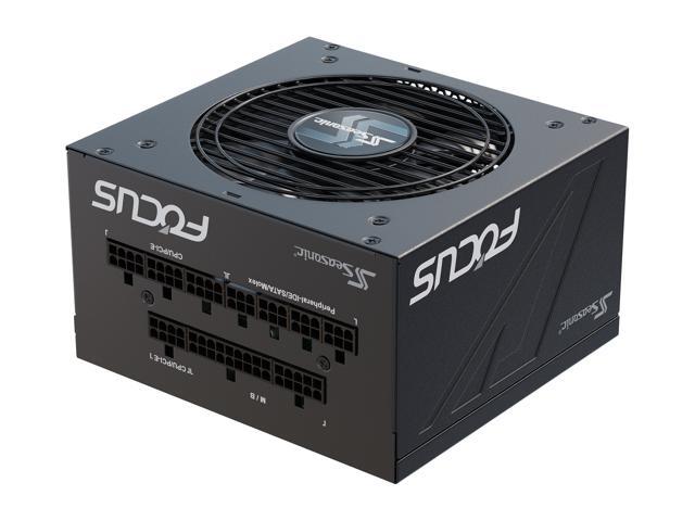 Seasonic FOCUS GX-750, 750W 80+ Gold, Full- Modular, ATX Form Factor, Low Noise, Premium Japanese Capacitor, 10 Year Warranty, Nvidia RTX 30/40...