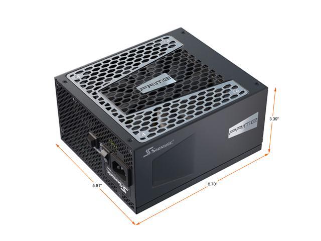 Seasonic PRIME TX-850, 850W 80+ Titanium, ATX Form Factor, Full Modular, Low Noise, Premium Japanese Capacitor, 12 Year Warranty, Nvidia RTX 30/40...