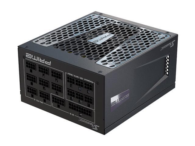 Seasonic PRIME GX-1000, 1000W 80+ Gold, Full-Modular, ATX Form Factor, Low Noise, Premium Japanese Capacitor, 12 Year Warranty, Nvidia RTX 30/40...