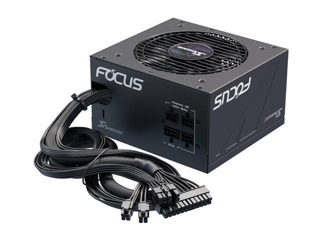 Seasonic FOCUS GM-550, 550W 80+ Gold, Semi-Modular, ATX Form Factor, Low Noise, Premium Japanese Capacitor, 7 Year Warranty, Nvidia RTX 30/40...