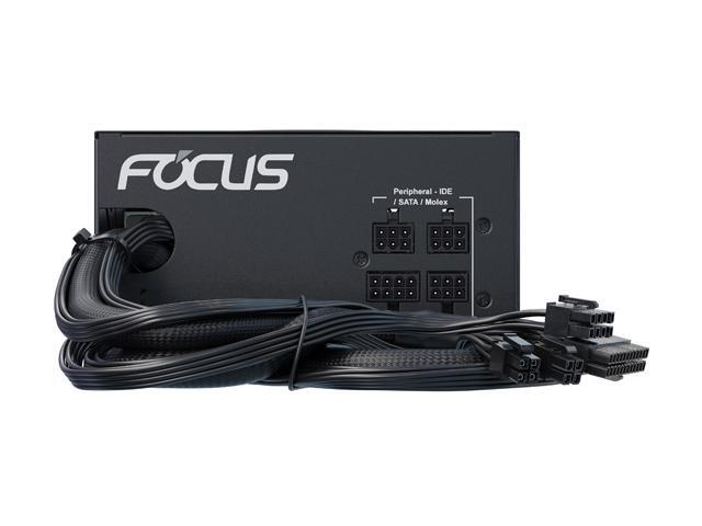Seasonic FOCUS GM-550, 550W 80+ Gold, Semi-Modular, ATX Form Factor, Low Noise, Premium Japanese Capacitor, 7 Year Warranty, Nvidia RTX 30/40...