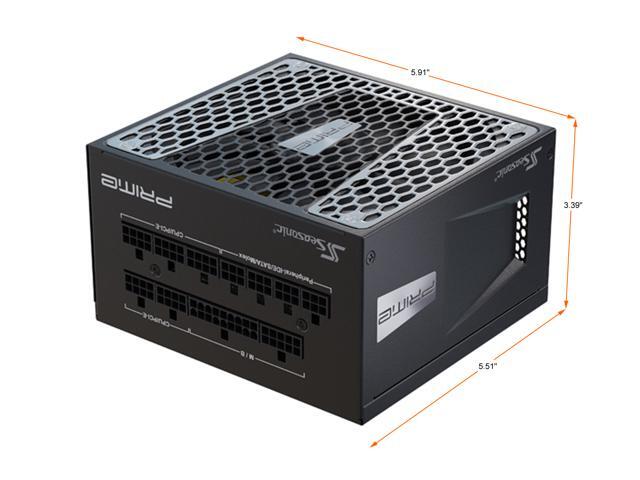Seasonic PRIME GX-750, 750W 80+ Gold, Full Modular, Low Noise, Premium Japanese Capacitor, 12 Year Warranty, Nvidia RTX 30/40 Super, AMD GPU...