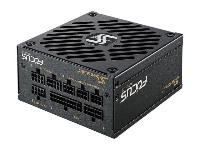Seasonic FOCUS SGX-650, 650W 80+ Gold, Full-Modular, SFX-L Form Factor, Compact Size, Fan Control in Fanless, Silent, and Cooling Mode, 10 Year...