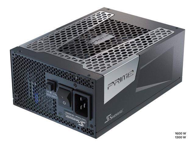 Seasonic PRIME TX-1600, 1600W 80+ Titanium, Full Modular, Fan Control in Fanless, Silent, and Cooling Mode, Perfect Power Supply for Gaming and.