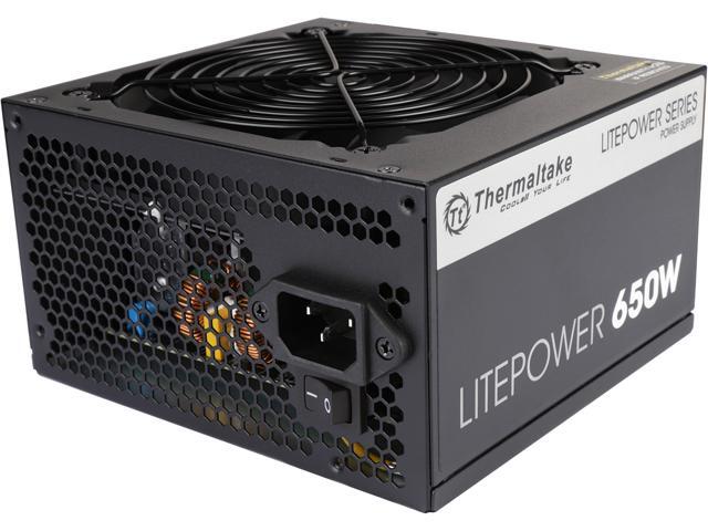 Thermaltake Litepower 650W SLI/CrossFire Ready ATX12V v2.3 Haswell Ready 2 Year Warranty Power Supply PS-LTP-0650NPCNUS-F