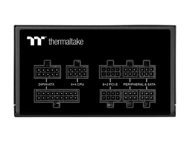 Thermaltake Toughpower GF1 750W 80+ Gold SLI/Crossfire Ready Ultra Quiet 140mm Hydraulic Bearing Smart Zero Fan Full Modular Power Supply 10 Year...