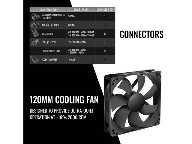 Thermaltake - Toughpower GX2 600W 80 PLUS Gold ATX Power Supply - Black - image 11