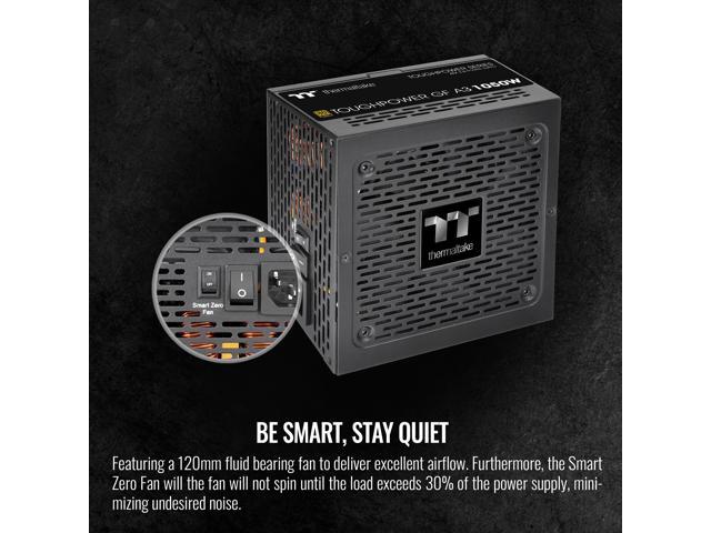 Thermaltake - Toughpower GF A3 1050W 80 PLUS Gold PCIe Gen 5 ATX 3.0 Ready Fully Modular Power Supply - Black - image 7