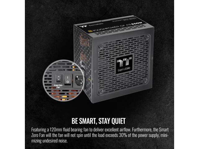 Thermaltake - Toughpower GF A3 850W 80 PLUS Gold PCIe Gen 5 ATX 3.0 Ready Fully Modular Power Supply - Black - image 7
