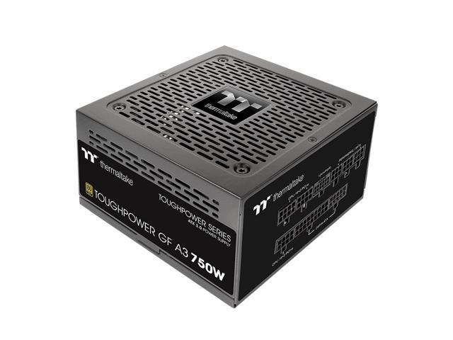 Thermaltake Toughpower GF A3 ATX 3.0 750W 80+ Gold Full Modular SLI/Crossfile Ready Power Supply; PCIe Gen.5 300W 12VHPWR Connector Included;...