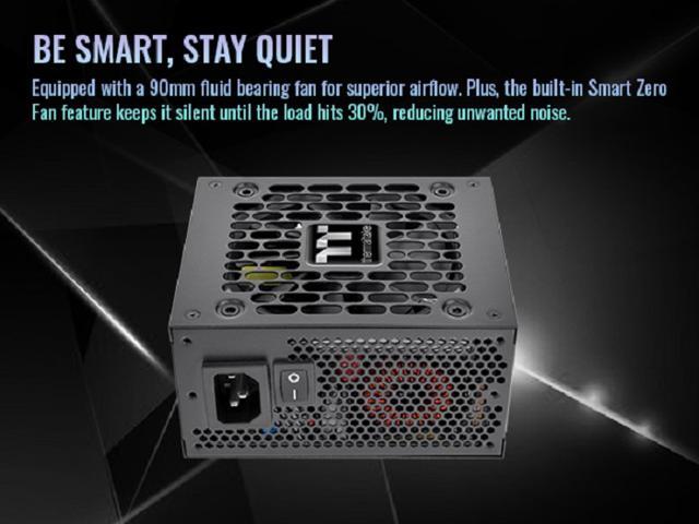 Thermaltake - Toughpower SFX 850W 80Plus Platinum ATX 3.1 Standard Power Supply - Black - image 9