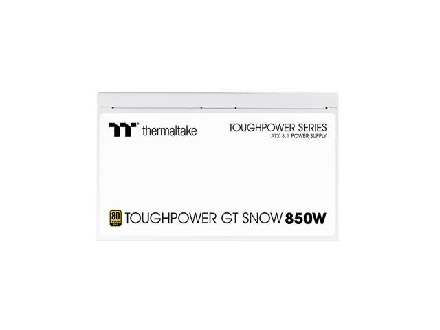 Thermaltake - Toughpower GT 850W 80+ Gold ATX 3.1 Fully Modular Power Supply - Snow - image 6
