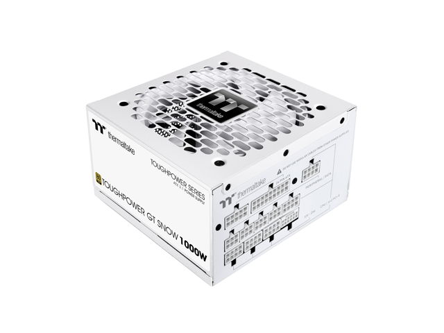 Thermaltake - Toughpower GT 1000W 80+ Gold ATX 3.1 Fully Modular Power Supply - Snow - image 6