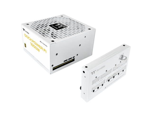 Thermaltake Dockpower FI 1000W; ATX 3.1; Native PCIe 5.1 12V-2X6; Modular; Etched Color Matched Cables; Detachable Dock Module; 80 Plus Gold...