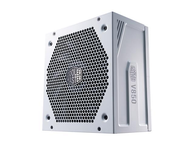 Cooler Master V850 Gold V2 White Edition Full Modular, 850W, 80+ Gold Efficiency, Semi-fanless Operation, 16AWG PCIe High-efficiency Cables, 10...