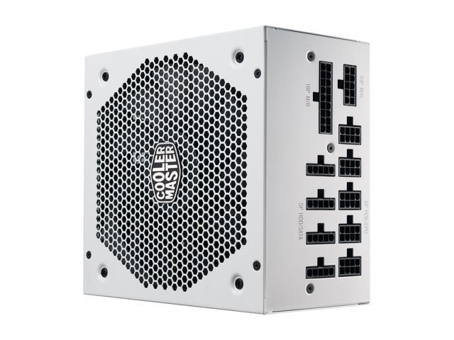 Cooler Master V850 Gold V2 White Edition Full Modular, 850W, 80+ Gold Efficiency, Semi-fanless Operation, 16AWG PCIe High-efficiency Cables, 10...