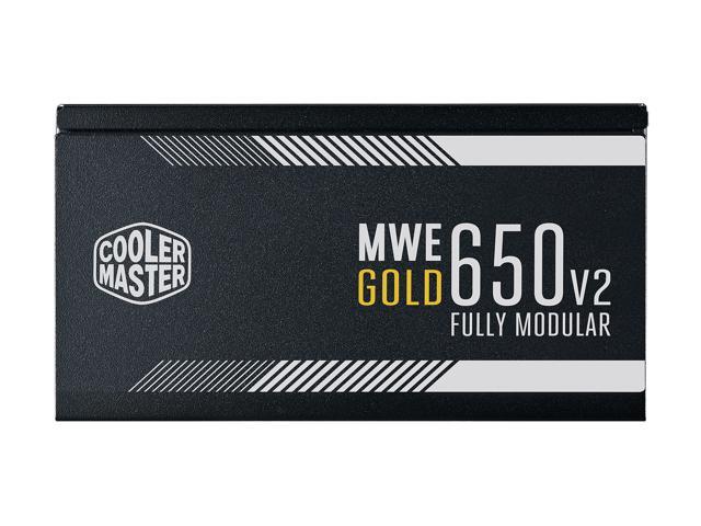 Cooler Master MWE Gold 650 V2 Fully Modular, 650W, 80+ Gold Efficiency, Quiet HDB Fan, 2 EPS Connectors, High Temperature Resilience, 5 Year Warranty