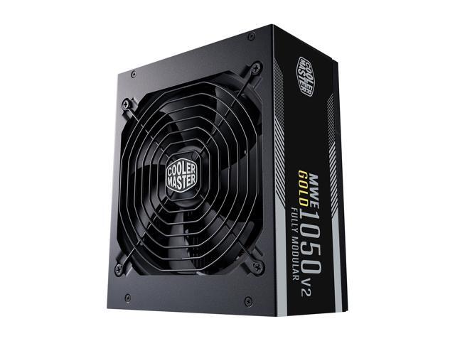 Cooler Master MWE Gold 1050 V2 Fully Modular, 1050W, 80+ Gold Efficiency, Quiet 140mm FDB Fan, 2 EPS Connectors, High Temperature Resilience, 10...