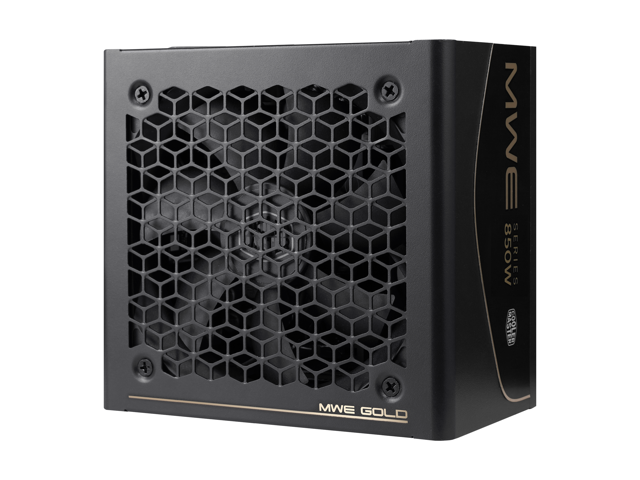 Cooler Master MWE V4 ATX 3.1 PCIe 5.1 Ready Fully Modular 850W Power Supply - GPU Shield, 80+ Gold, Native dual color 12V-2x6, 10 Year Warranty