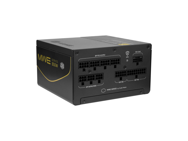 Cooler Master MWE V4 850W Power Supply, GPU Shield Management, Native 12V-2x6 Cable, PCIe 5.1 Ready, Certification Cybenetics Platinum & Noise A-,... PSU