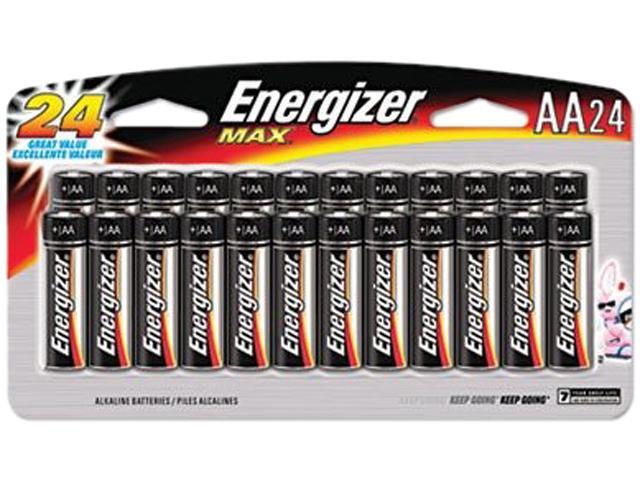 ENERGIZER Max 1.5V AA Alkaline Battery, 24-pack