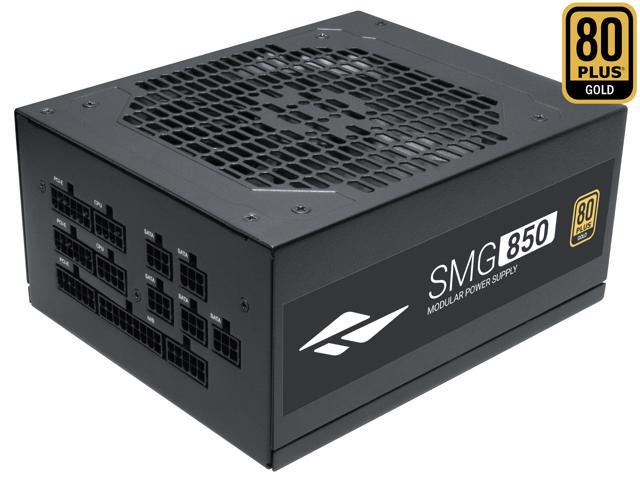 Rosewill SMG Series, SMG850, 850W Fully Modular Power Supply, 80 PLUS GOLD Certified, Low Noise Fluid Dynamic Bearing Fan with Auto Speed Control.