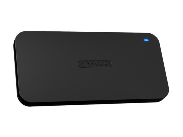 ICY DOCK ICYNano MB809U3-1M2B Black Portable M.2 SATA SSD to USB 3.2 Gen 1 (5Gbps) External Enclosure