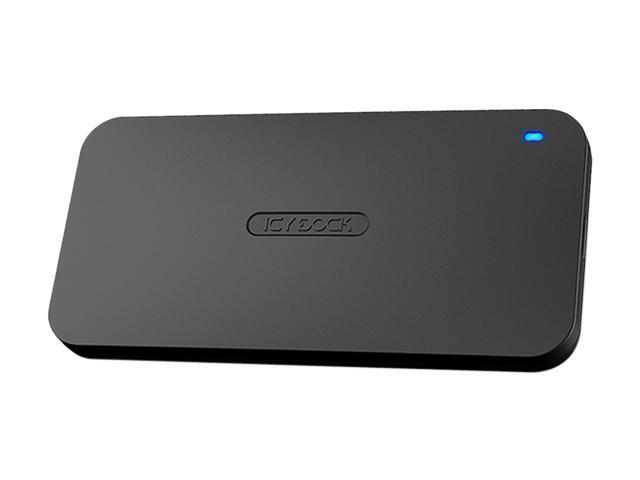 ICY DOCK ICYNano MB809U3-1M2B Black Portable M.2 SATA SSD to USB 3.2 Gen 1 (5Gbps) External Enclosure