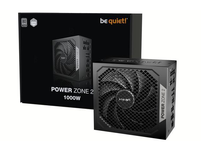 be quiet! Power Zone 2 1000W ATX 12V 3.1 Power Supply 80 Plus Platinum and Cybenetics Platinum Efficiency BP008US