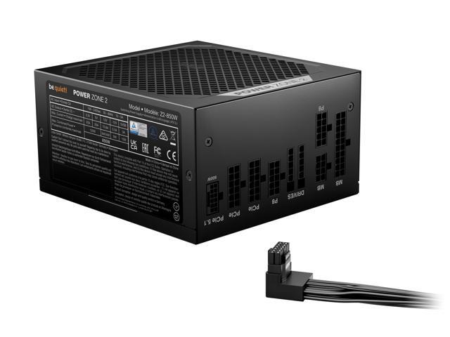 be quiet! Power Zone 2 850W ATX12V 3.1 Power Supply 80 Plus Platinum and Cybenetics Platinum Efficiency BP007US