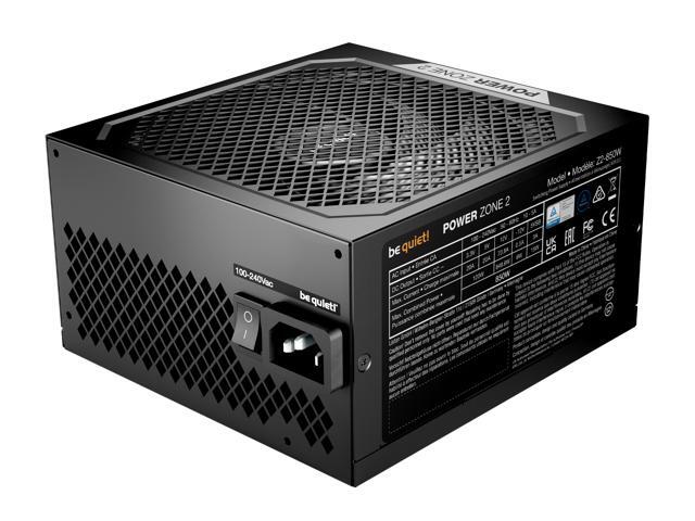 be quiet! Power Zone 2 850W ATX12V 3.1 Power Supply 80 Plus Platinum and Cybenetics Platinum Efficiency BP007US