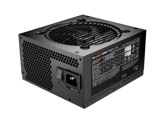 be quiet! Pure Power 13 M 1000W ATX 3.1 Power Supply 80 Plus Gold efficiency PCIe 5.1 GPUs Modular BP028US