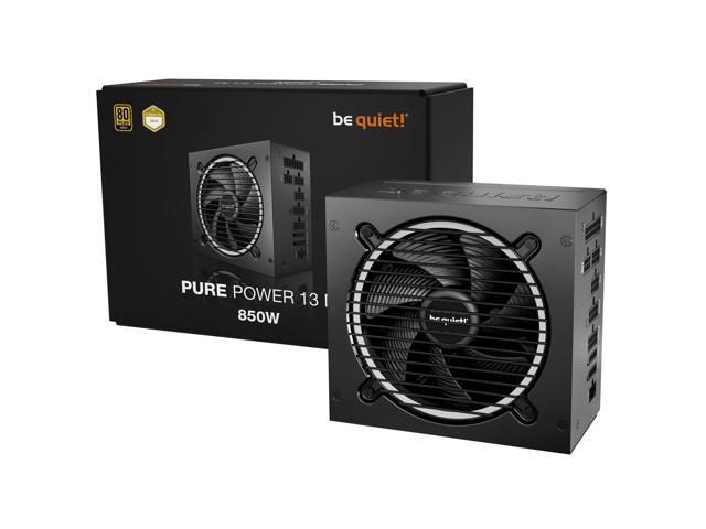 be quiet! Pure Power 13 M 850W ATX 3.1 Power Supply 80 Plus Gold Efficiency PCIe 5.1 Modular BP027US