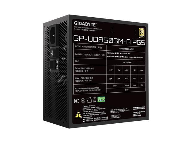 GIGABYTE GP-UD850GM-A PG5 850 W Power Supply