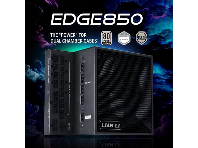LIAN LI Edge series EG0850 Black, 850W ATX12V v3.1, 80 PLUS PLATINUM Certified, Full Modular Power Supply