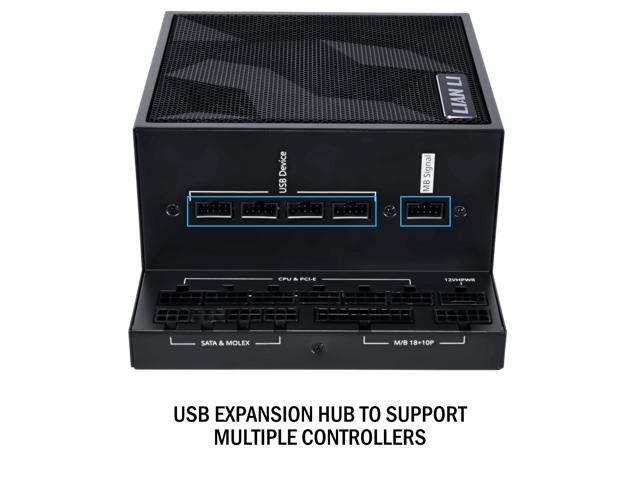 LIAN LI Edge series EG0850 Black, 850W ATX12V v3.1, 80 PLUS PLATINUM Certified, Full Modular Power Supply