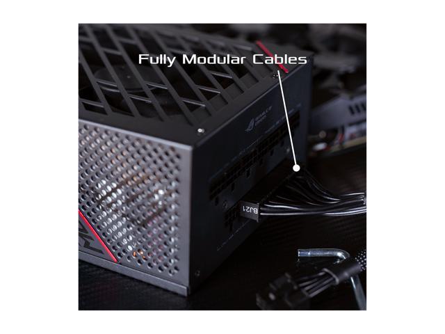 ASUS ROG Strix 650 Full Modular 80 Plus Gold 650W ATX Power Supply with 0dB Axial Tech Fan and 10 Year Warranty