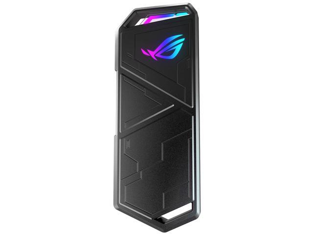 ASUS ROG STRIX Arion Aluminum Alloy M.2 NVMe SSD External Portable Enclosure Case Adapter, USB 3.2 Gen 2 Type-C (10 Gbps), USB-C to C and USB-C to...