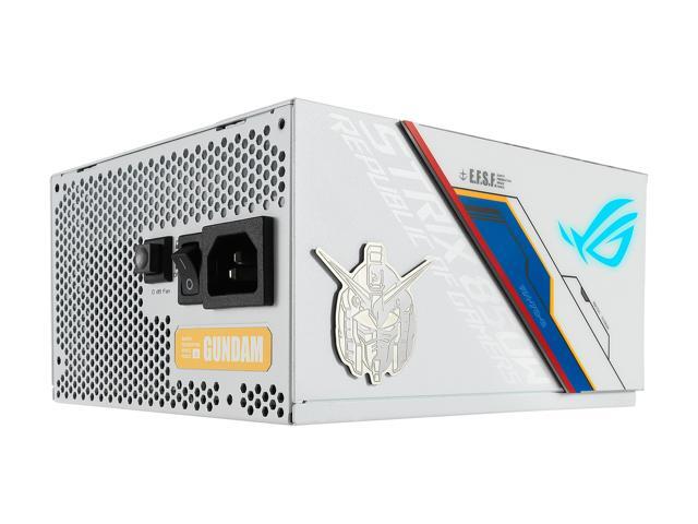 ASUS ROG STRIX 850W GUNDAM EDITION PSU, (Limited Edition, ROG Heatsinks, Axial-tech Fan Design, Dual Ball Fan Bearings, 0dB Technology, 80 PLUS...