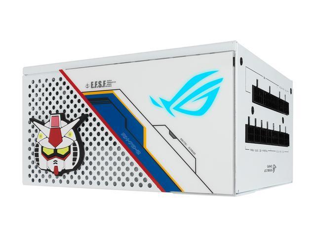 ASUS ROG STRIX 850W GUNDAM EDITION PSU, (Limited Edition, ROG Heatsinks, Axial-tech Fan Design, Dual Ball Fan Bearings, 0dB Technology, 80 PLUS...