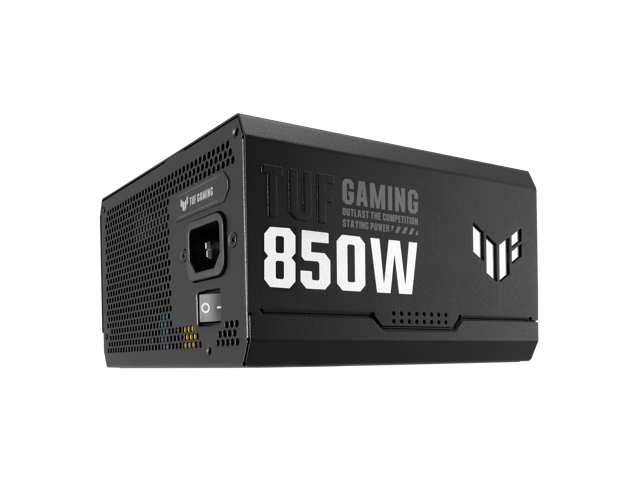 ASUS TUF Gaming 850W Gold (850 Watt, ATX 3.0 Compatible, Fully Modular Power Supply, 80+ Gold, Military-grade Components, Dual Ball Bearing,...