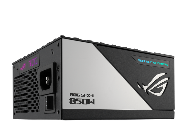 ASUS ROG Loki SFX-L 850W Platinum (Fully Modular Power Supply, 80+ Platinum, 120mm PWM ARGB Fan, Aura Sync, ATX 3.0 Compatible, PCIe 5.0 Ready)
