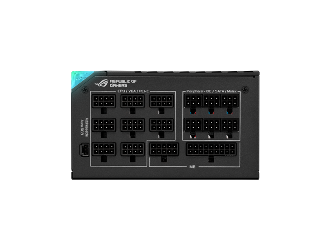 ASUS ROG Thor 1200W Platinum II (1200 Watt, Fully Modular Power Supply, 80+ Platinum, Lambda A++ Certified, ROG heatsinks, 135mm PWM fan, 0dB Mode,...
