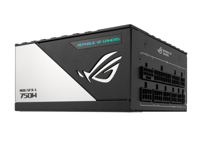 ASUS ROG Loki SFX-L 750W Platinum (Fully Modular Power Supply, 80+ Platinum, Lambda A Certified, 120mm PWM ARGB Fan, Aura Sync, ATX 3.0 Compatible,...