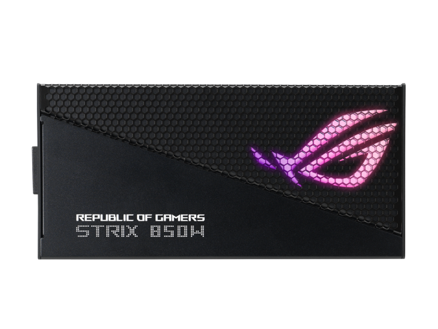 ASUS ROG Strix 850W Gold Aura Edition (Fully Modular Power Supply, 80+ Gold Certified, ATX 3.0, Cybenetics Lambda A++ Certification, PCIe Gen 5.0...