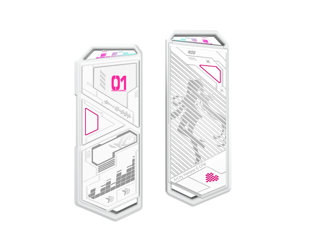 ASUS ROG Strix Arion Hatsune Miku Edition M.2 NVMe SSD Enclosure - USB-C 3.2 Gen 2 (10 Gbps), Dual USB-C to C and USB-C to A Cables,...