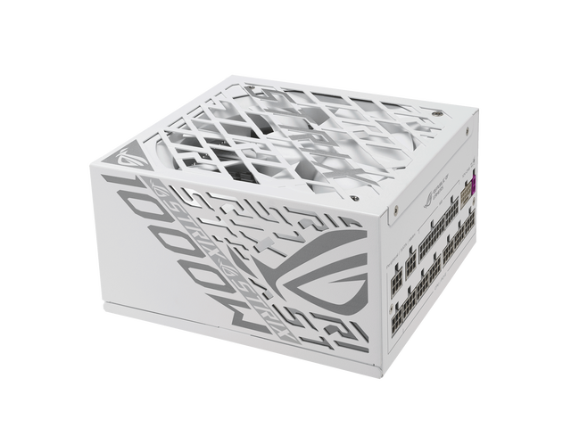 ASUS ROG Strix 1000W Platinum White Edition (80 PLUS & Cybenetics Platinum, fully modular ATX, ATX 3.1, PCIe 5.1, GaN MOSFET, GPU-First IVS, ROG...